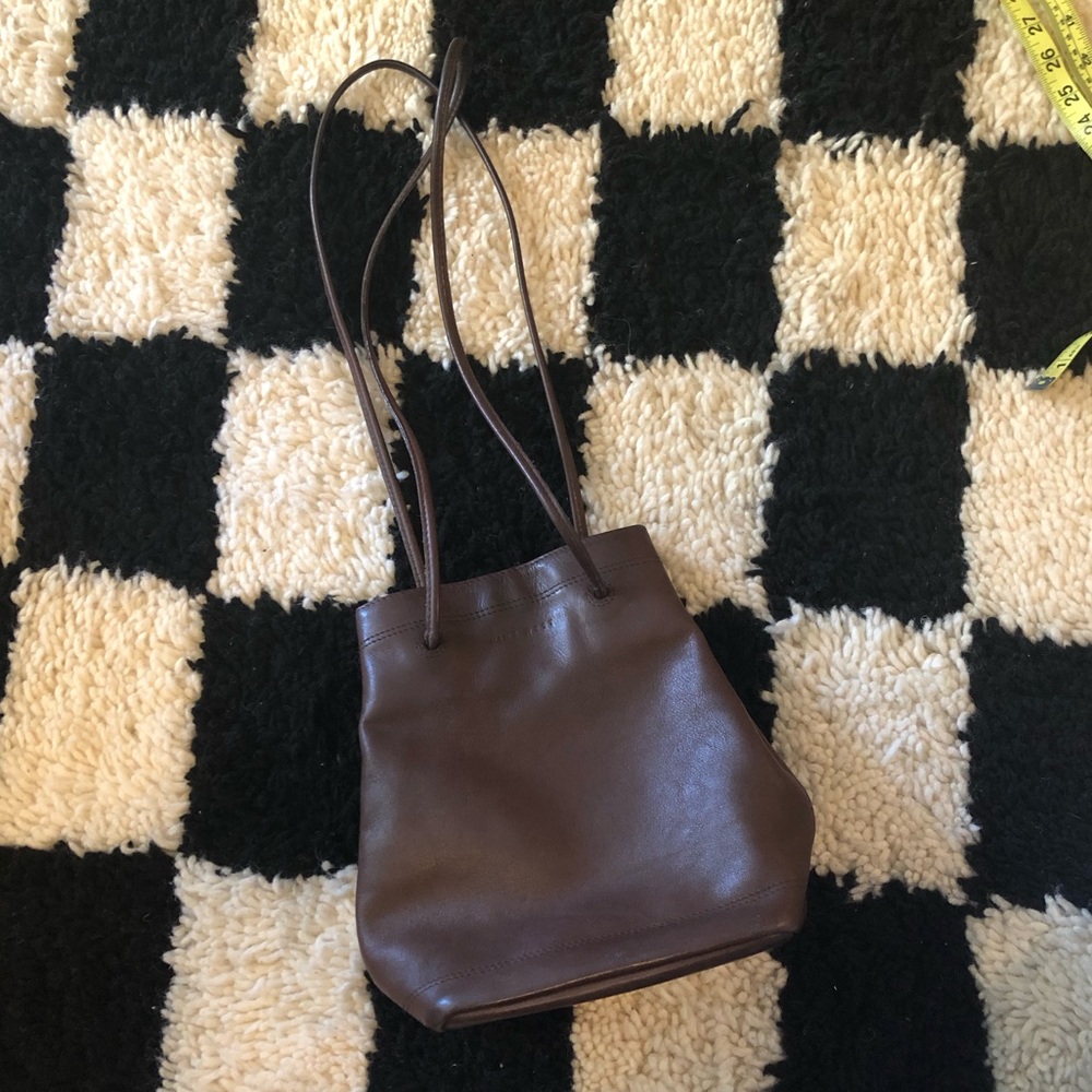 Vintage 90’s Leather Bucket Purse